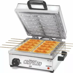 Máquina De Crepe 12 Cavidades - Modelo AD12P  - 127v